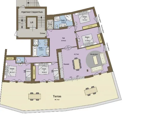 Drei Berge 2 Appartement *